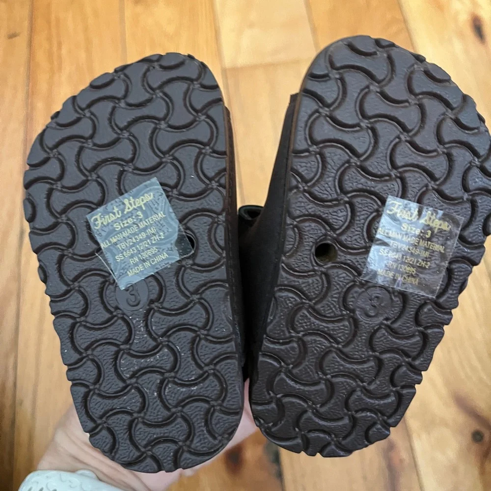 First Steps Sandals Size 3 Toddler‎ EUC